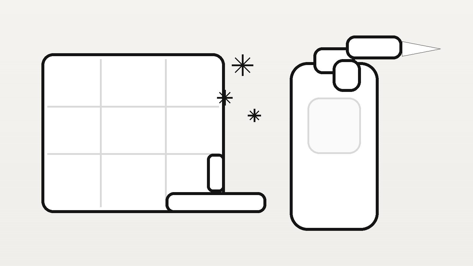 Cleaning illustration